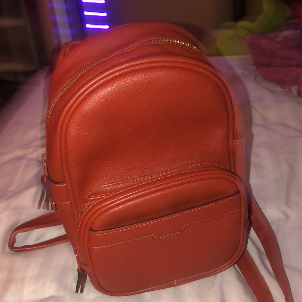 copper backpack bag